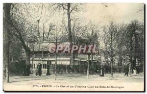 Paris Old Postcard Cottage Touring Club Bois de Boulogne