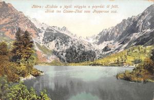 B23859 Tatra Tatry Eissee Thal Popper see 1900  slovakia Tatry