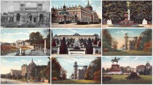 Germany Postdam Castle general view etc lot of 9 postcards C339
