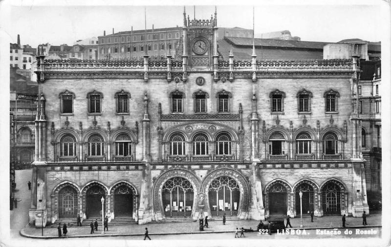 BF34067 lisboa estacao do rossle portugal   front/back scan