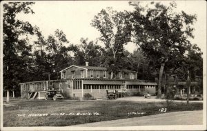 Fort Eustis Newport News VA Hostess House c1915 Real Photo Postcard