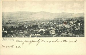 Aerial View City of Ashland Oregon Souvenir Store C-1905 Postcard 11946