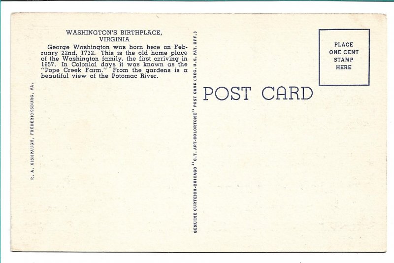 Washington's Birthplace, VA - Garden View