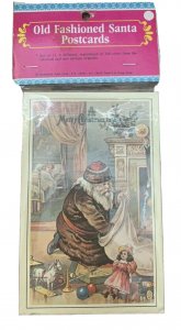 Set 12 Merrimack Publishing Old Fashioned Santa Postcards Unopened