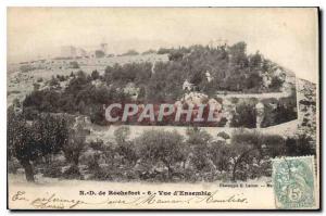 Old Postcard N D Rochefort Overview