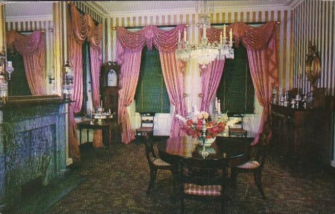 Pennsylvania Lancaster The Dining Room Wheatland Home Of James Buchanan 15th ...