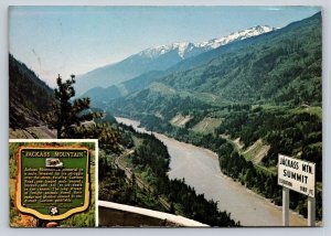 Jackass Mountain Fraser Canyon B.C. Canada 4x6 Vintage Postcard 0272