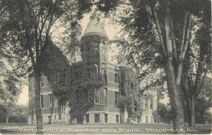 Postcard Illinois Taylorville Township High School Occupational 24-141