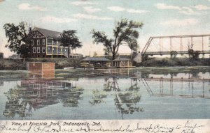 INDIANAPOLIS, Indiana, PU-1906; View At Riverside Park