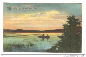 Boat, Crepuscule Sur Colrin, Saint-Hubert (Moselle), France, 1900-1910s