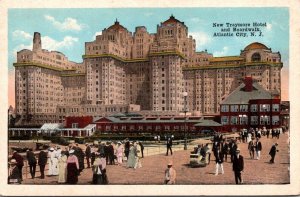 New Jersey Atlantic City New Traymore Hotel and Boardwalk