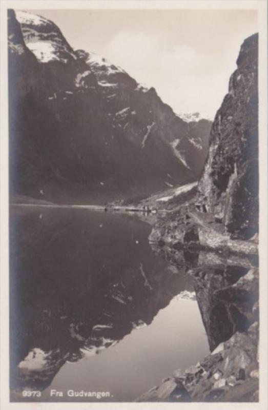 Norway Fra Gudvangen Real Photo