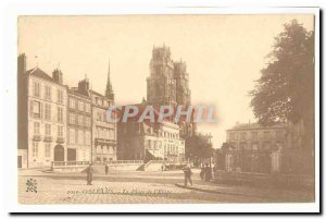 Orleans Postcard Old Place of & # 39etape