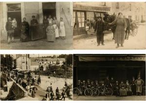 REAL PHOTO FRANCE CARTE PHOTO 94 CPA Lot of BETTER Incl. SHOPFRONTS !