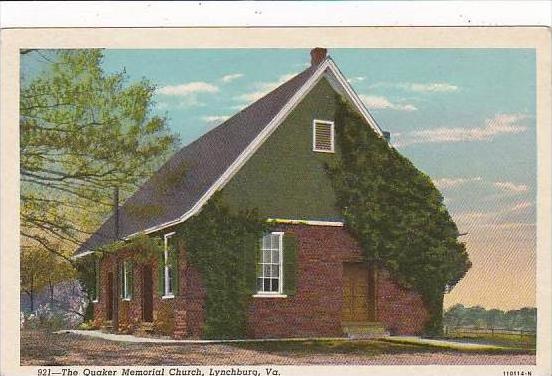 Virginia Lynchbrug The Quaker Memorial Church