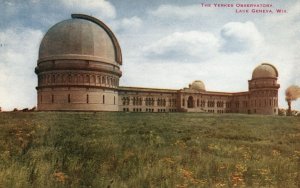 Vintage Postcard The Yerkes Observatory Lake Geneva Wisconsin WI V. O Hammon