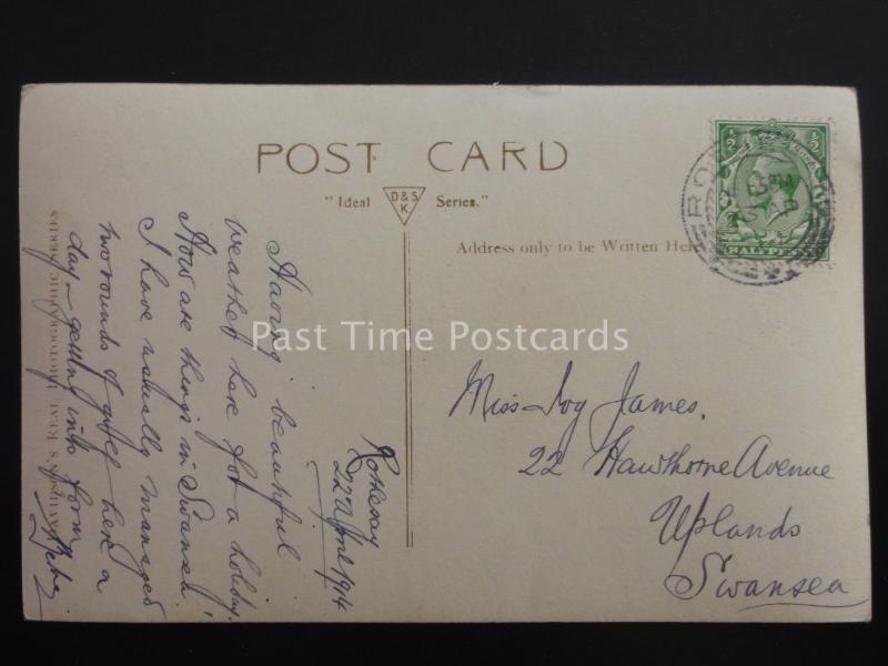 Scotland ROTHESAY Kyles of Bute Hydro c1914 Old RP Postcard by Davidsons 2012