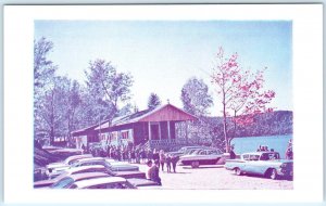 ST. UBALD, QUEBEC Canada  ST. FRANCOIS du LAC BLANC Summer Camp 1950s Postcard