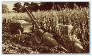 c1920s Corn Harvester Machine Thousands Of Model Milwaukee WI Unposted Postcard