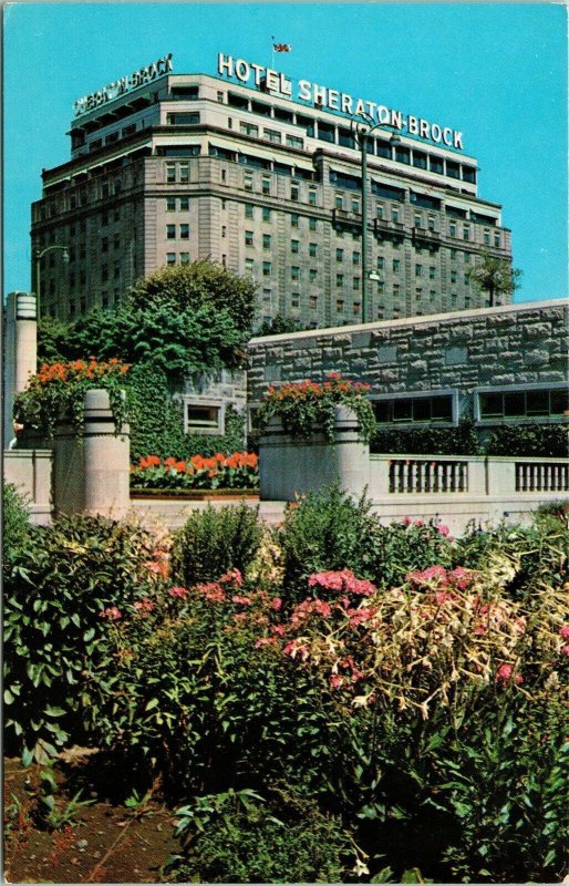 Sheraton Brock Hotel Niagara Falls Ontario Canada VTG Postcard UNP Unused 
