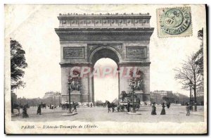 Old Postcard Paris L & # Triumph 39Arc L & # 39Etoile