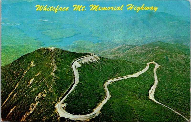 New York Adirondacks Whiteface Mountain Memorial Highway 1976