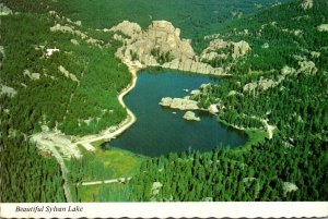 South Dakota Black Hills Aerial View Sylvan Lake