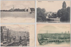 HAMBURG Germany 80 Vintage Postcards Mostly pre-1920 (L5354)