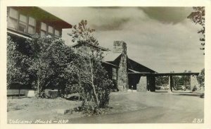 Hawaii Volcano House HNP 1940s RPPC Photo Postcard 20-1846