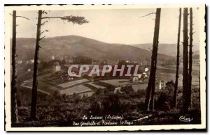 Postcard Old Louvesc Ardeche General view and Fountain St. Regis