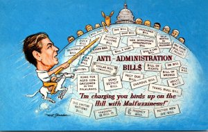 Politics Humour Ronald Reagan Malfuzziness Anti-Administration Bill$