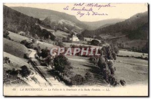 La Bourboule - La Vallee, Bourboule and Vendeix Rocks - Old Postcard