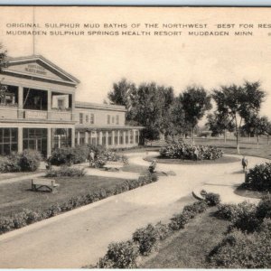 c1940s Mudbaden, Minn Sulphur Mud Baths Springs Health Resort Photo Postcard A42