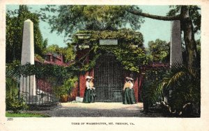 Vintage Postcard Tomb Of Washington Mount Vernon Virginia Ullman Manufacturing