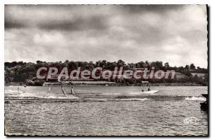 Postcard Old Creuse Picturesque Waterski Sur Le Lac D'Eguzon