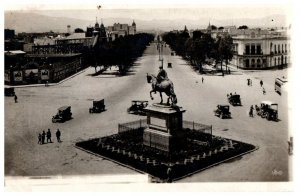 El Cabalitto Paseo Mexico City Mexico Black And White Postcard