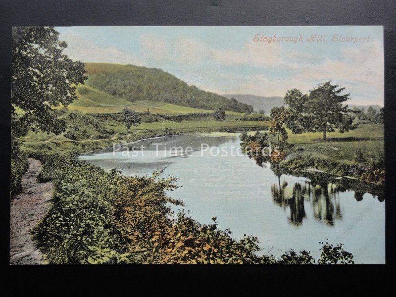Worcestershire STOURPORT Stagborough Hill - Old Postcard by Valentine