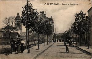 CPA La COURNEUVE - Rue de la Convention (740267) 