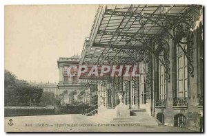 Old Postcard Paris Chamber of Deputies Perron of the Presidency