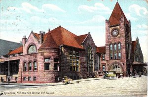 Postcard TRAIN STATION SCENE Syracuse New York NY AI4599