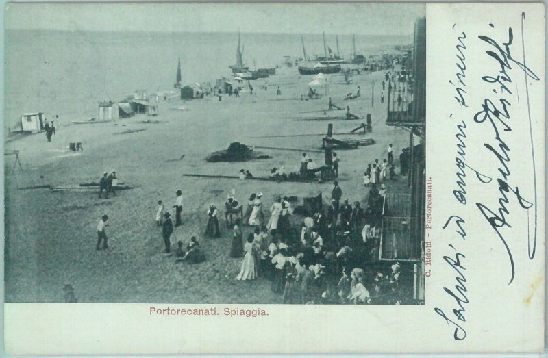 85634 - vintage postcard: MACERATA province - PORT RECANATI 102-