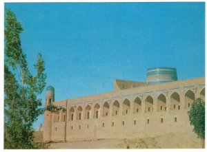 Uzbekistan 1970 Unused Postcard Khiva Architecture Mohammad Amin Khan Madrasa