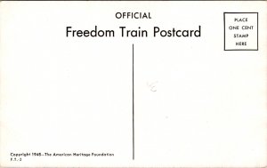 Freedom Train Truman 1947 American Heritage Foundation museum bold graphics