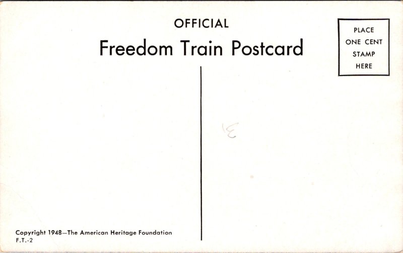 Freedom Train Truman 1947 American Heritage Foundation museum bold graphics