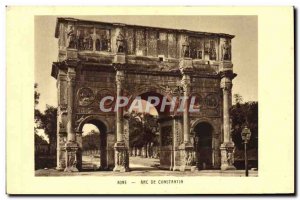 Postcard Ancient Rome Arch of Constantine