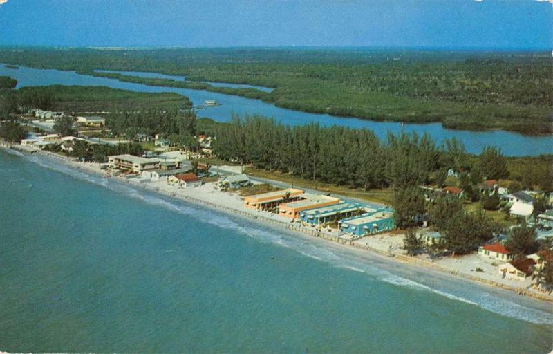 St Petersburg Florida Indian Rocks Birdseye View Vintage Postcard K68596