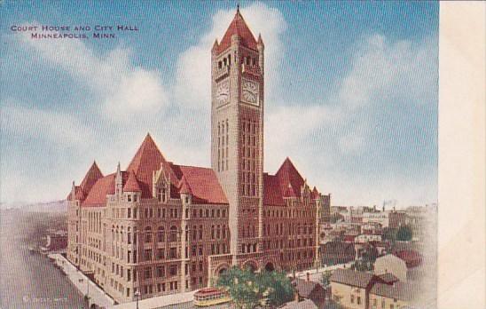 Court House And City Hall Minneapolis Minnesota