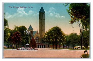 The Circle Street View Buffalo New York NY UNP DB Postcard R27