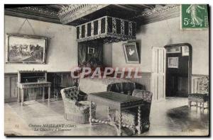 Postcard Old Chateau Meillant The Chamber D & # 39Honneur