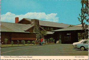 Volcano House at Kilauea Crater Hawaii Postcard PC375